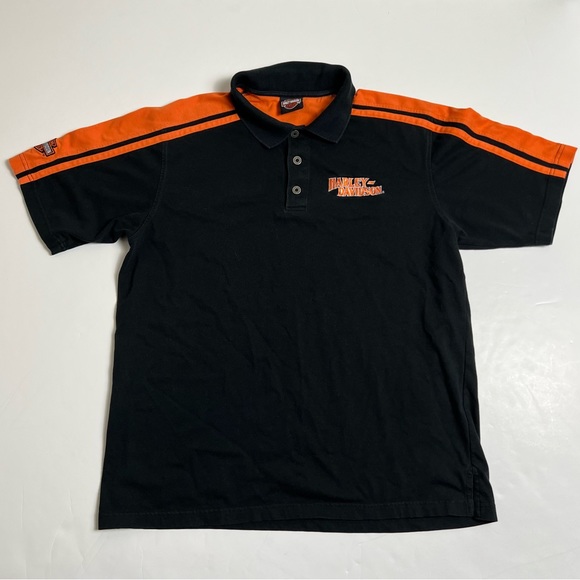 00'S Harley-Davidson Motorcycle Bike T-shirt Football T-shirt Made in USA Men's XXL /eaa450588 main image 1